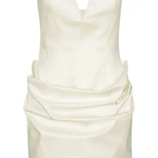 платье мини с вырезом в форме сердца платье мини с вырезом в форме сердца