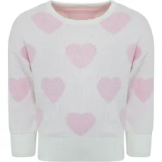 Свитер с искусственным жемчугом и узором Свитер с искусственным жемчугом и узором