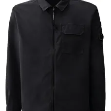 Рубашка на молнии с карманом