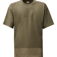 Футболка с тисненым логотипом