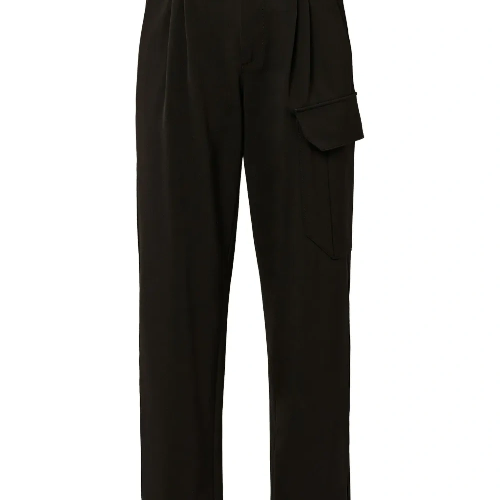 Брюки карго со складками