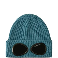 Шерстяная шапка бини в рубчик с линзами Шерстяная шапка бини в рубчик с линзами