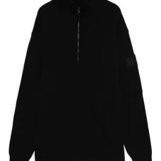 свитер с воротником на молнии