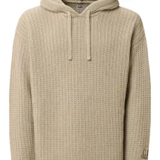 Трикотажное худи с вышитым логотипом