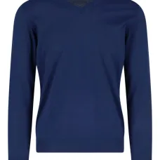 свитер с V-образным вырезом