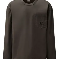 Футболка с длинными рукавами и карманом