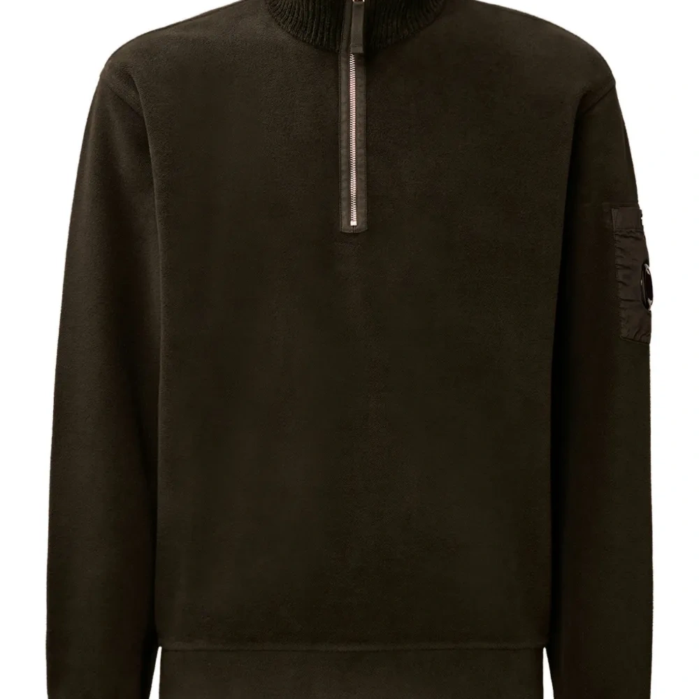 Свитер на молнии с декоративным элементом Lens