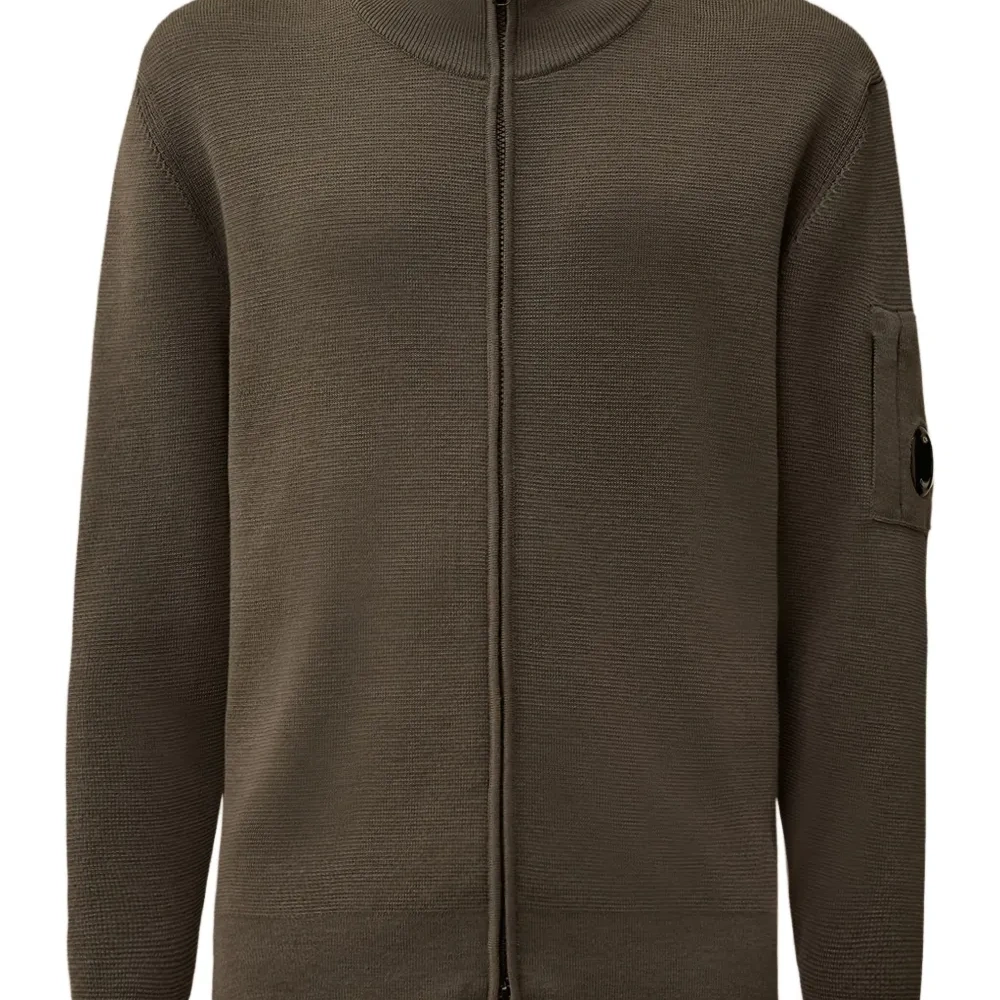 Кардиган на молнии с деталями-линзами