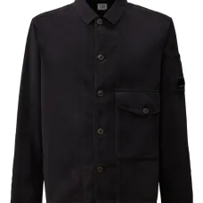 Рубашка-оверширт с деталями на линзах