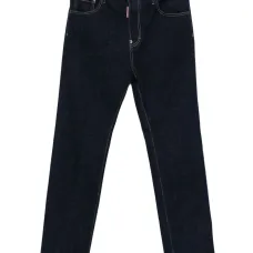 Джинсы с нашивкой-логотипом