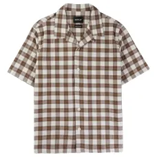 Рубашка в клетку с короткими рукавами