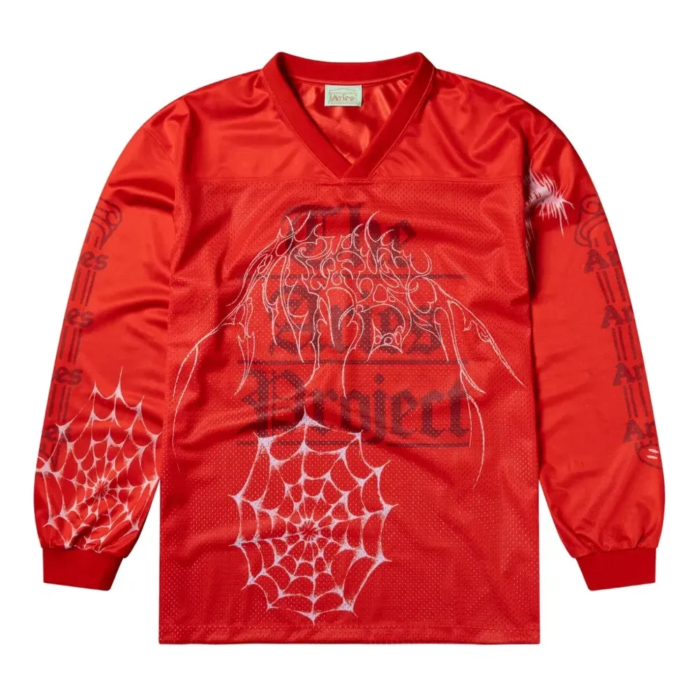 Сетчатая футболка с принтом