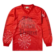 Сетчатая футболка с принтом