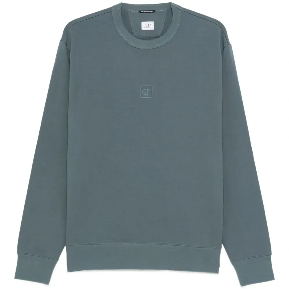 толстовка с круглым вырезом и логотипом толстовка с круглым вырезом и логотипом