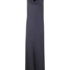 платье макси с воротником-хомутом платье макси с воротником-хомутом