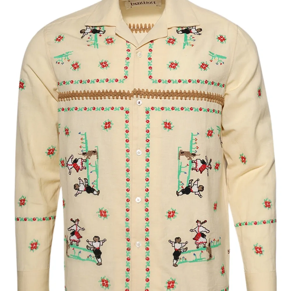 рубашка с вышивкой Joy Of Living