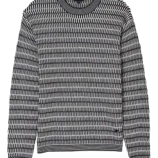 шерстяной свитер с геометричным узором