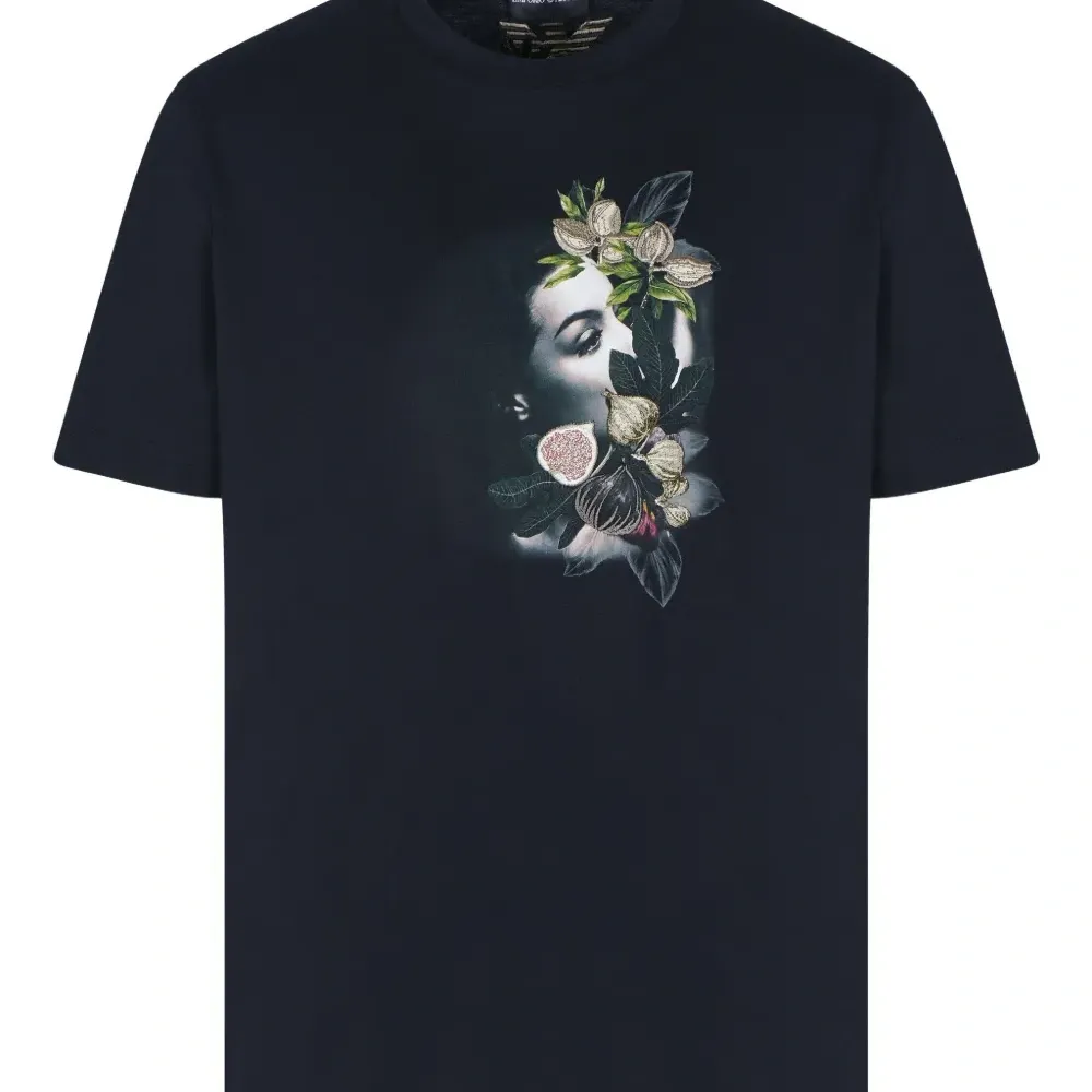 футболка с цветочным принтом