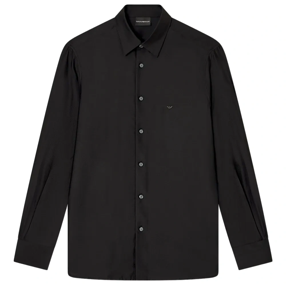 Рубашка с нашивкой-логотипом