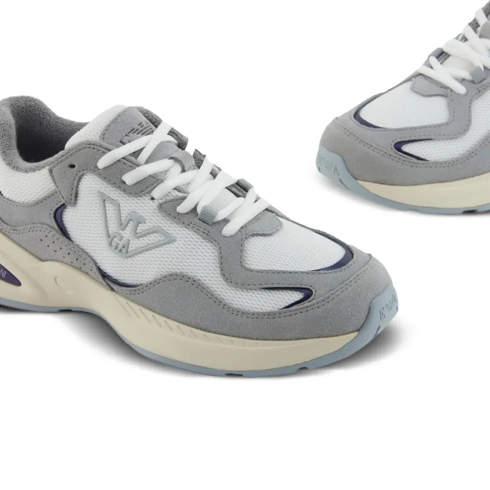 Сетчатые кроссовки с логотипом