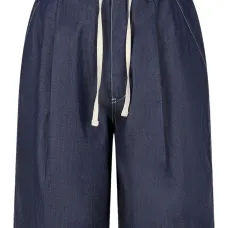 Джинсовые шорты со складками Джинсовые шорты со складками