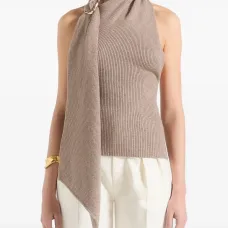 Трикотажный топ Elodie с вырезом халтер