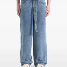 Широкие джинсы Adam с поясом