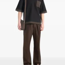 Рубашка поло Brice Boxy в технике кроше Рубашка поло Brice Boxy в технике кроше