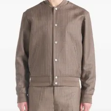Бомбер Savin в тонкую полоску