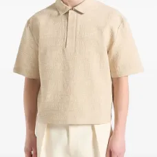 Фактурная рубашка поло Simon