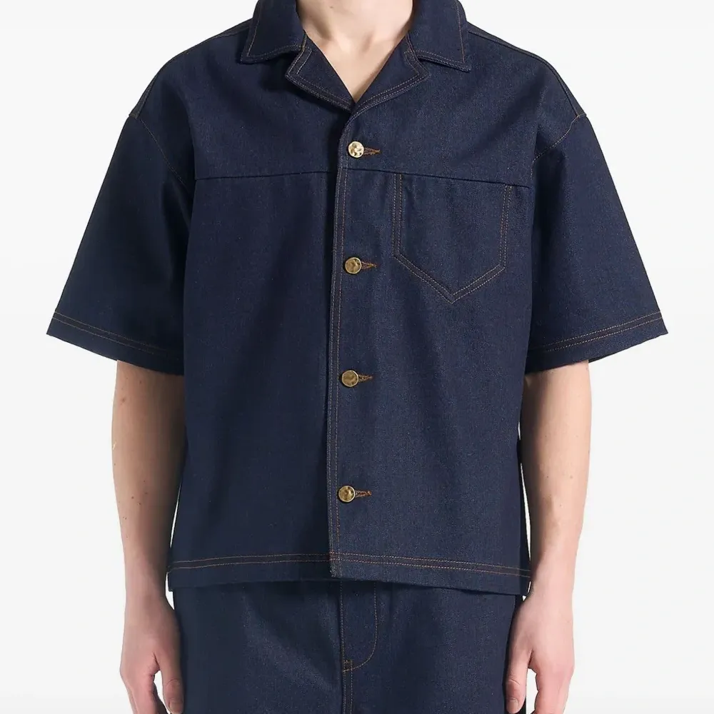 Джинсовая рубашка Carl Boxy