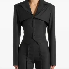 Комплект Lise из укороченного блейзера и топа