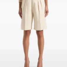 Льняные шорты Lorette со складками Льняные шорты Lorette со складками