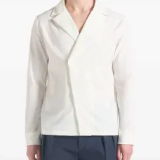 Двубортная атласная рубашка Alban