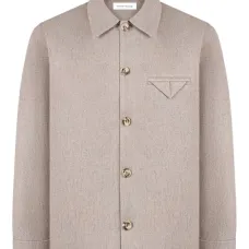 Фактурная рубашка Leo с длинными рукавами