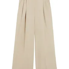 широкие брюки со складками