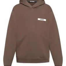 Худи с нашивкой-логотипом