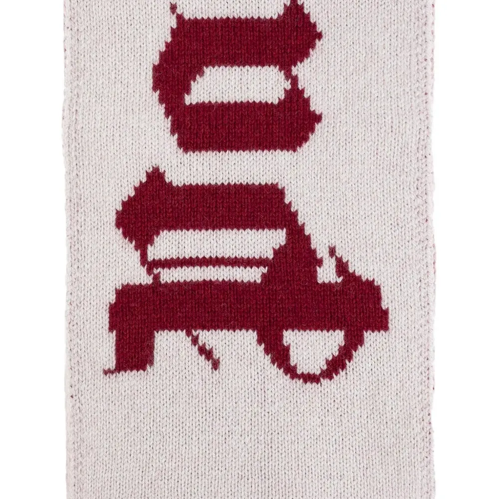 шарф с вышитым логотипом шарф с вышитым логотипом