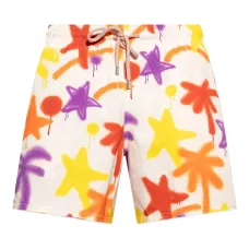 Плавки-шорты с принтом