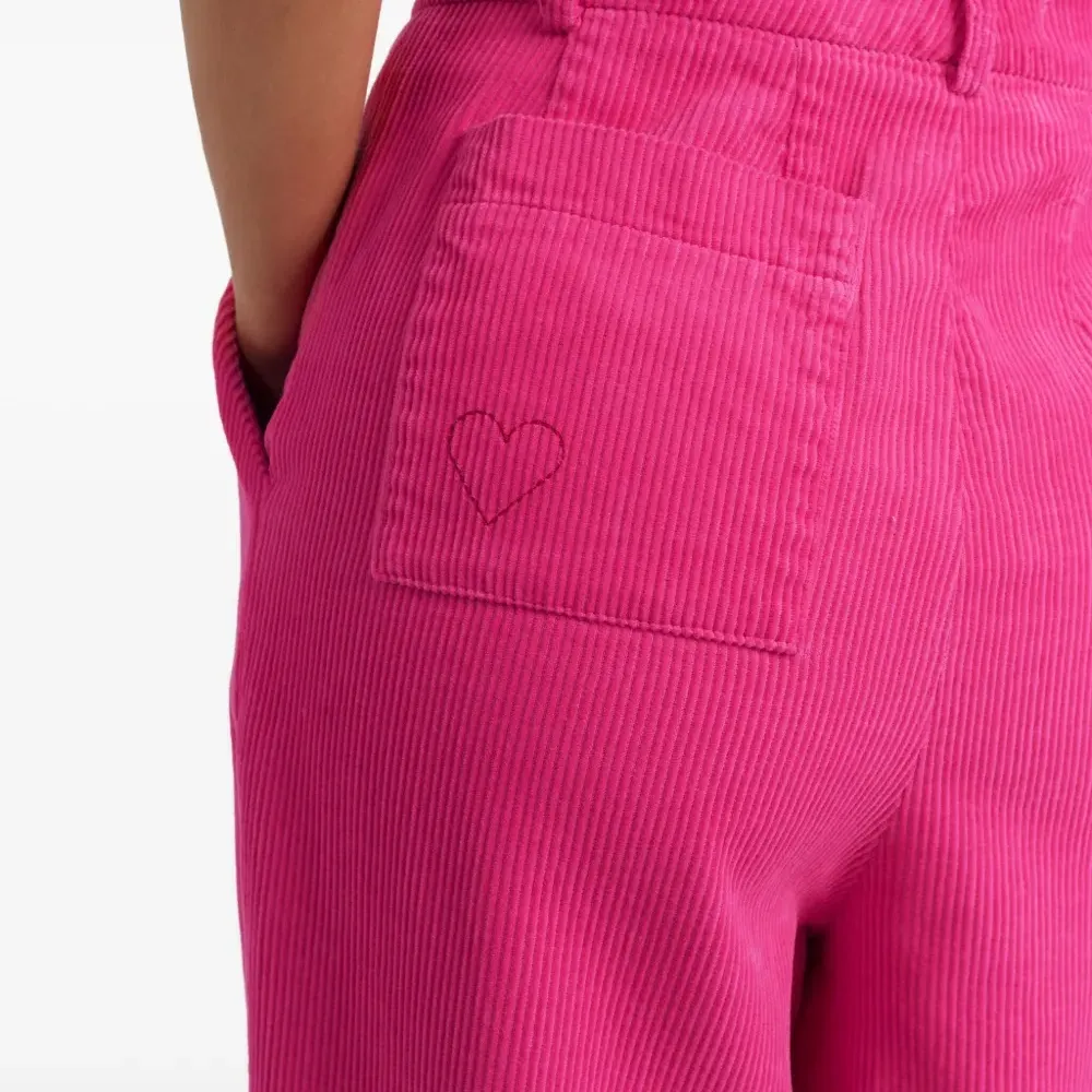 Вельветовые брюки со складками