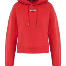 Худи с нашивкой-логотипом