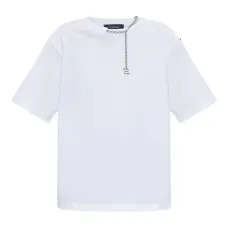 футболка с цепочками