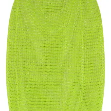 мини-юбка с кристаллами