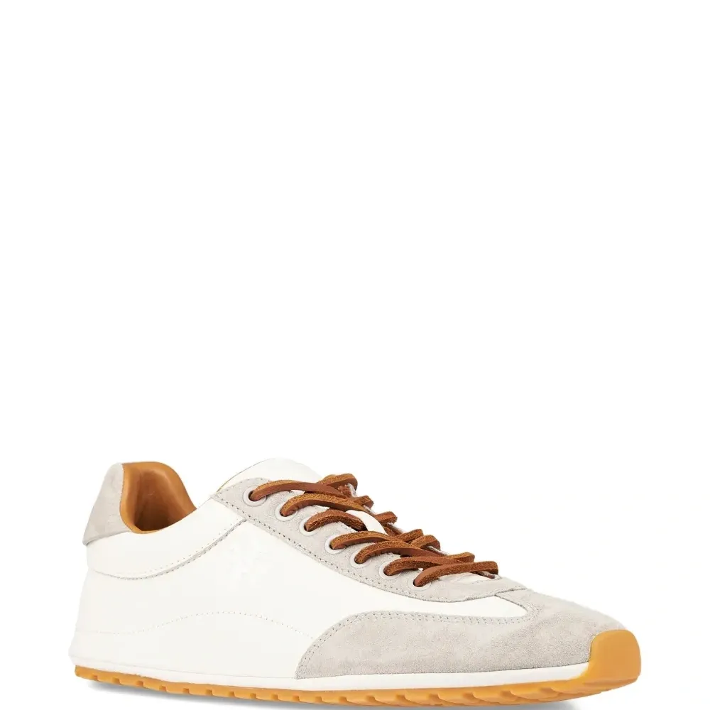 Кожаные кроссовки