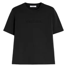 Футболка с тисненым логотипом