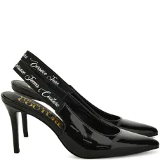 Лакированные туфли с ремешком на пятке