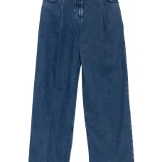 джинсы со складками