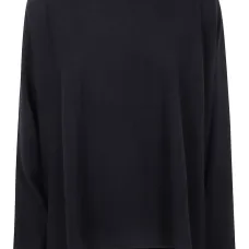 шерстяной джемпер с вырезом-лодочкой