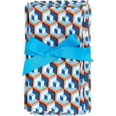 Аксессуар с геометрическим принтом и бантом