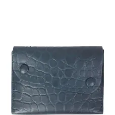 Кошелек с тиснением под крокодила